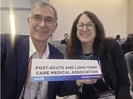Drs. Steinberg and Eber cheerfully representing PALTmed at the AMA